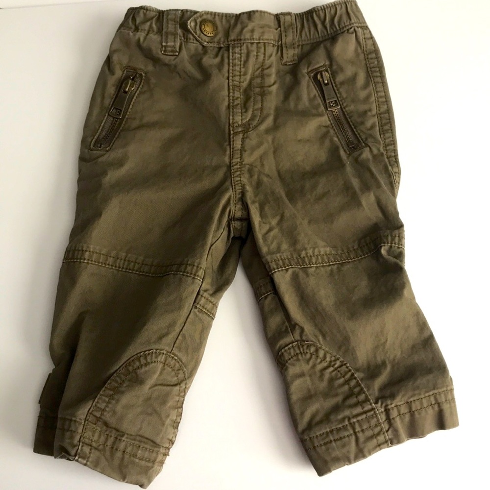 Burberry Children size 6 months dark green pants